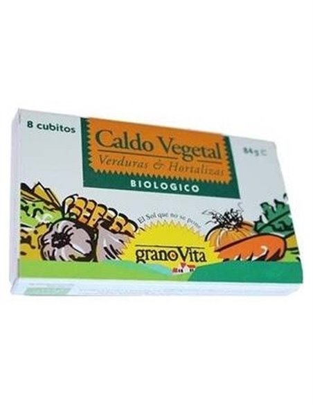 Caldo Vegetal 8Uds. Bio de Granovita