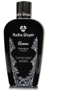 Champu Henna Color Negro 400Ml. de Radhe Shyam