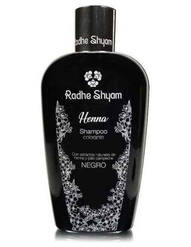 Balsamo Acondicionador Henna Color Negro 400Ml. de Radhe Shyam