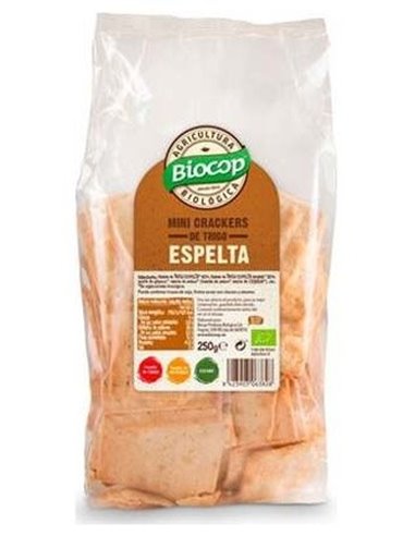 Mini Crackers De Trigo Espelta 250Gr. Bio Vegan de Biocop