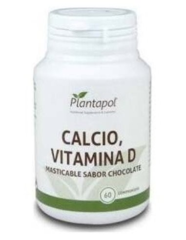 Calcio + Vitamina D Sabor Chocolate Masticable (60 Comprimidos 1.500 Mg)                                                     de