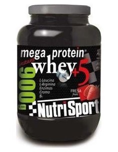 Mega Protein 5 Whey Vainilla 900Gr. de Nutrisport