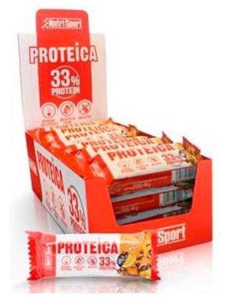 Barrita Proteica Dark Choco-Orange 24Uds. de Nutrisport