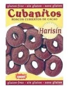 Roscos Cubanitos Cubiertos De Cacao 150Gr. S/G de Harisin