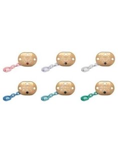 Broche Sujeta Chupe Pinza Redon Prem C/Cadena +0M de Suavinex