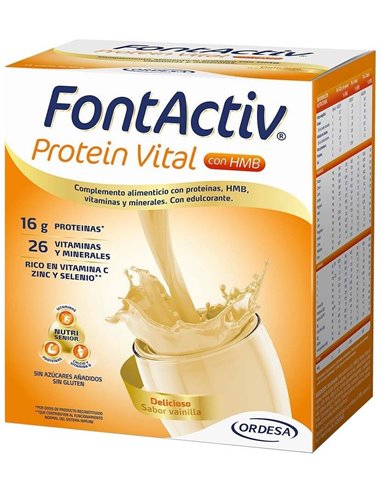 Fontactiv Protein Vital Vainilla 14Sbrs. de Fontactive Otc