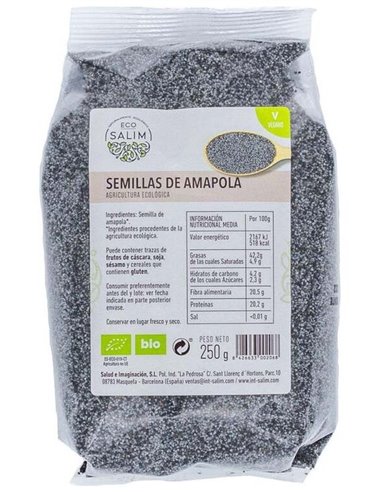 Semilla De Amapola 250 Gr de Ecosalim