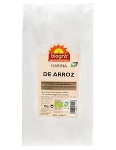 Harina De Arroz Integral 500Gr. Bio de Biogra