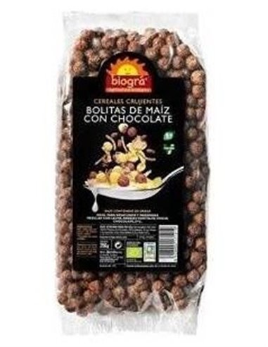 Bolitas De Maiz Con Chocolate 250 Gr Bio de Biogra