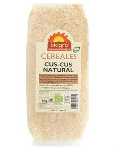 Cuscus Natural 500 Gr Bio de Biogra