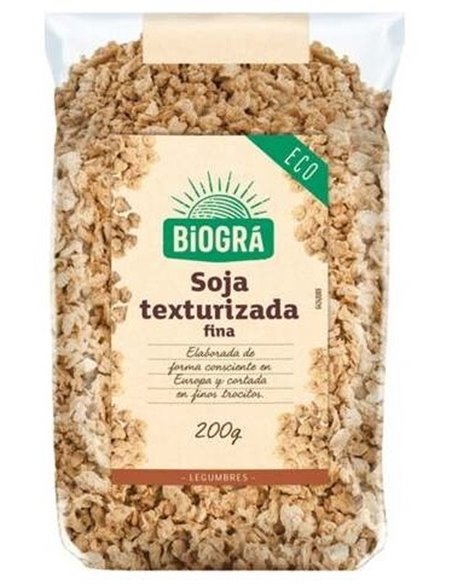 Soja Texturizada Fina 200Gr. Bio de Biogra