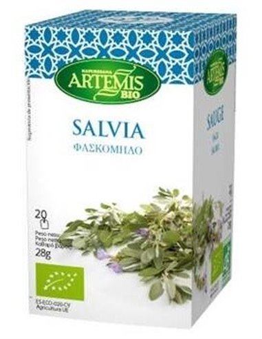 Salvia Infusion 20Bolsias. Bio de Artemis Bio