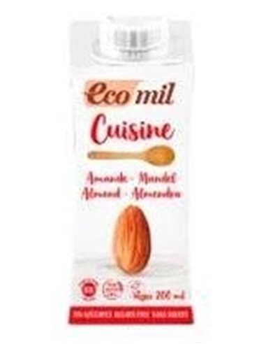 Ecomil Cuisine Almendra Nature Cocina 200Ml. Bio de Almond