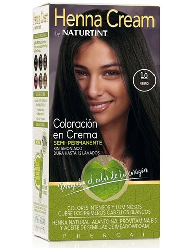 Naturtint Henna Cream 1.0 Negro de Naturtint
