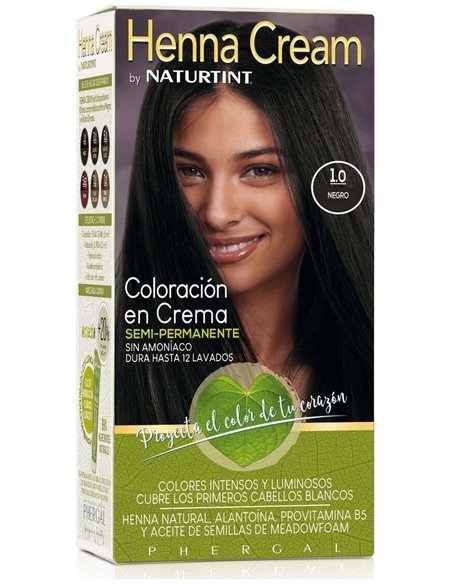 Naturtint Henna Cream 1.0 Negro de Naturtint