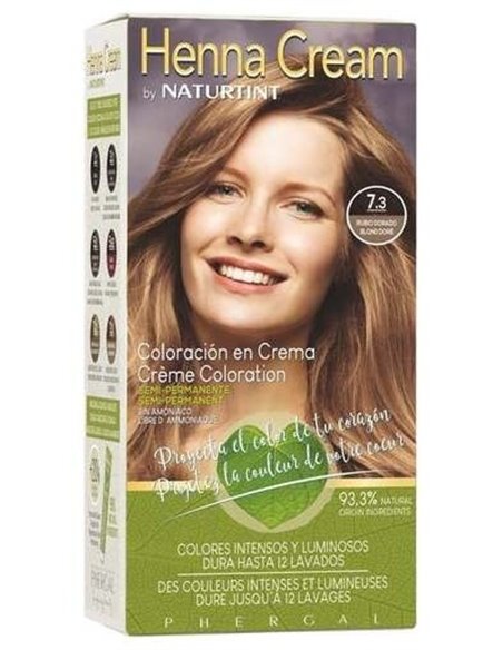 Naturtint Henna Cream 7.3 Rubio Dorado de Naturtint
