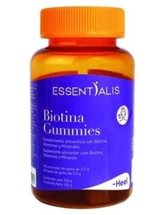 Essentialis Biotina Gummies 60 Caramelos De Goma de Heel