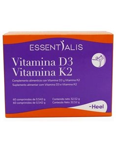 Essentialis Vitamina D3 Vitamina K2 60 Comp. de Heel