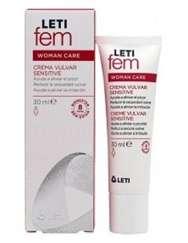 Letifem Sensitive Crema Vulvar 30Ml de Leti