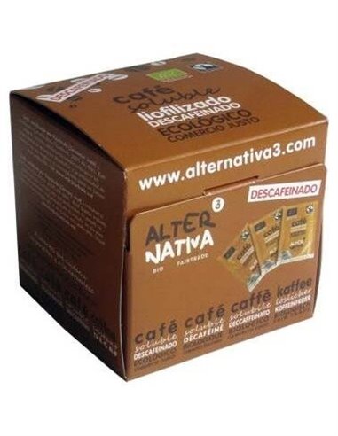 Cafe Descafeinado Liofilizado 25Sbrs. Eco de Alternativa 3