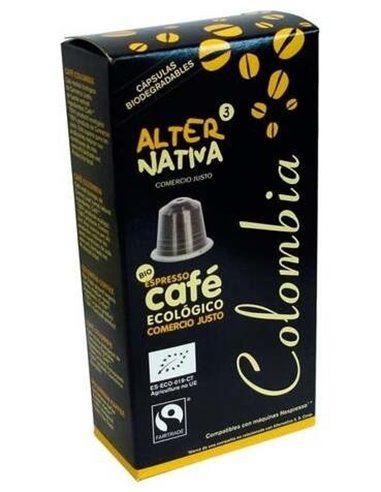 Cafe Colombia 10Capsulas Cafe Biodegradable Eco de Alternativa 3