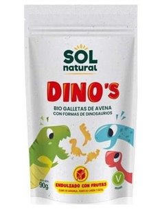 Dinos Galletas De Avena Y Fruta 90Gr. Bio de Solnatural