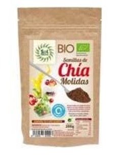 Semillas De Chía Molidas Bio 200 g  de Solnatural