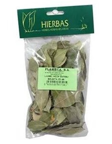 Laurel Hoja Entera Bolsa 25Gr. de Plameca