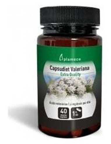 Capsudiet Valeriana 40 Cápsulas Vegetales de Plameca