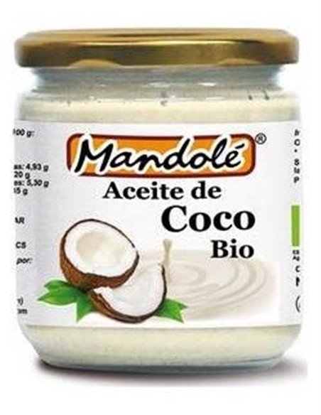 Aceite De Coco Desodorizado 250Gr.Bio de Mandole