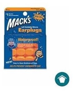 Tapon Oido Macks Silicona 12 Unidades Infantil de Mack´S