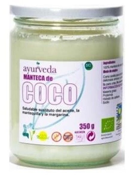 Manteca De Coco 350 Gramos Ayurveda Autentico