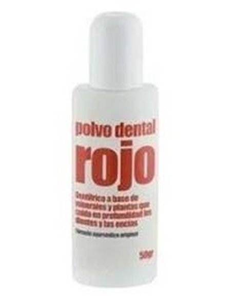 Polvo Dental Rojo 60 Gramos Ayurveda Autentico