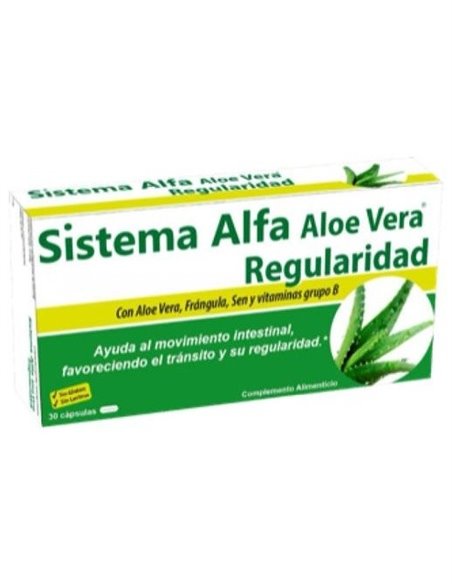 Sistema Alfa Aloe Vera Regularidad 30 Cap** de Pharma Otc