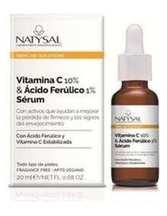 Sérum Vitamina C 10% & Ácido Ferúlico 1% + Phloretin 20 ml. de Natysal