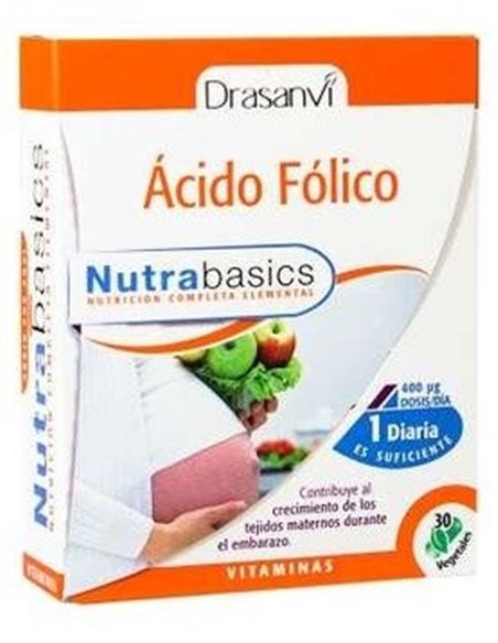 Nutrabasics Acido Folico 30Caps. de Drasanvi