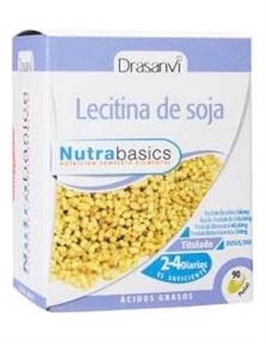 Lecitina Soja 540Mg Bote 90 Perlas Nutrabasicos Drasanvi
