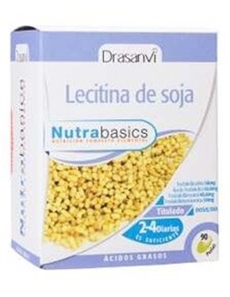Nutrabasics Lecitina De Soja 540Mg. 90Perlas de Drasanvi