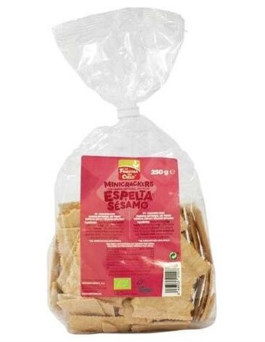Mini Crackers De Espelta Sesamo 250Gr. Bio Vegan de La Finestra Sul Cielo