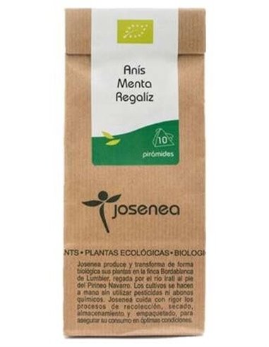 Anis Menta Regaliz Bolsa 10Sbrs. de Josenea