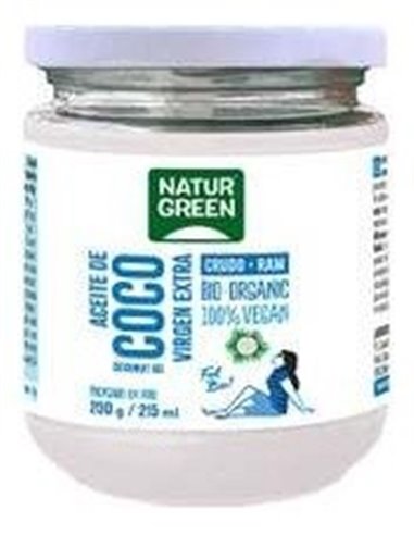 Aceite Virgen De Coco 1ª Presion Frio 200Gr. Bio de Naturgreen
