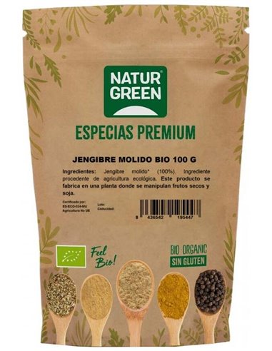 Jengibre Molido 100Gr. Bio Sg de Naturgreen