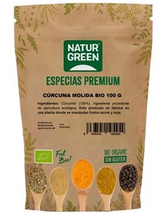 Especia Cúrcuma Bio 100 G de Naturgreen