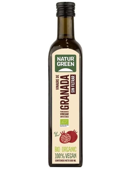 Vinagre de Granada sin Filtrar Bio  de Naturgreen