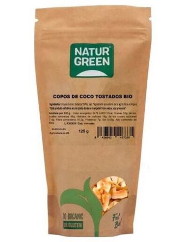 Chips De Coco Tostados Salados 125Gr. Bio de Naturgreen