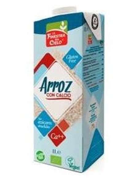 Bebida Vegetal De Arroz Con Calcio 1Lt 6Uds. Bio de La Finestra Sul Cielo