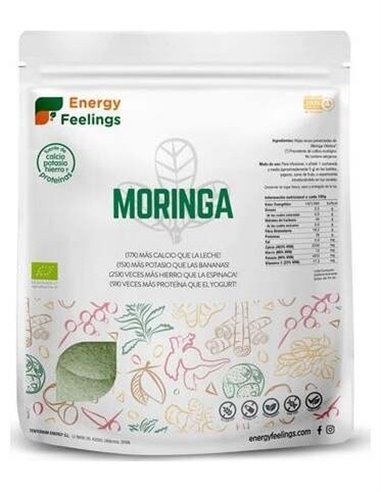 Moringa Polvo 1Kg. Eco Vegan Sg de Energy Feelings