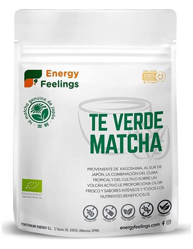Te Verde Matcha Polvo 200Gr. Eco Vegan Sg de Energy Feelings