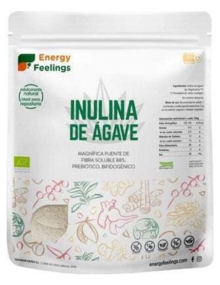 Inulina De Agave Polvo 500Gr. Eco Vegan de Energy Feelings