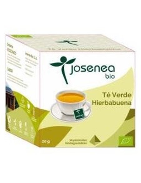Te Verde-Hierbabuena 10Piramides Ensobradas Bio de Josenea